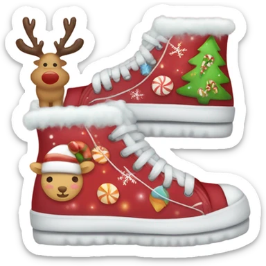 Cute Christmas shoes  sticker