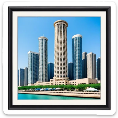 Chicago Marina City sticker