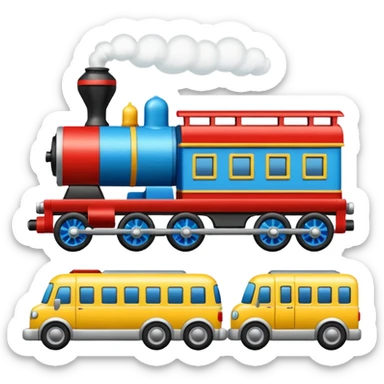  toy cars and trains sticker