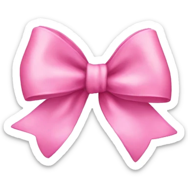 Pink bow  sticker