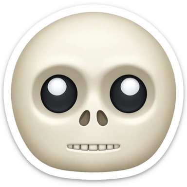 Un esqueleto  sticker