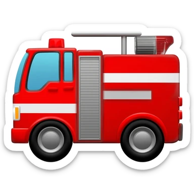 fire engine sticker