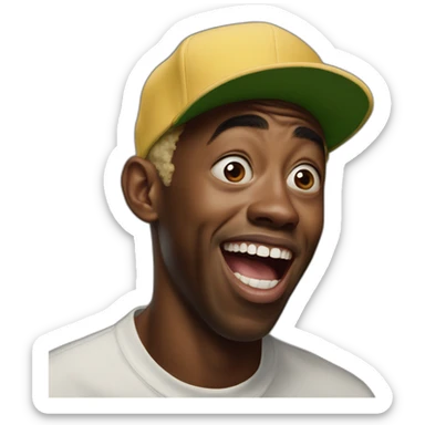 tyler the creator cringing sticker