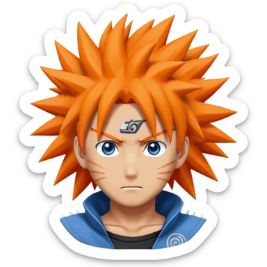 nine-tailed naruto sticker