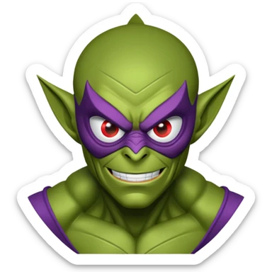 green goblin from spider man sticker