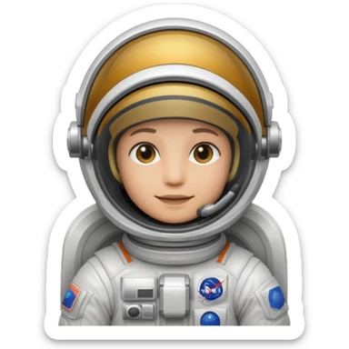 astronaut suit sticker