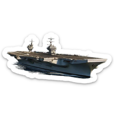 Aircraft carrier sticker