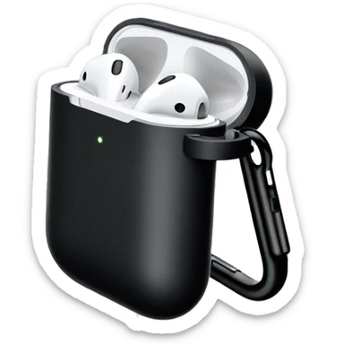 AirPods mag in black  sticker