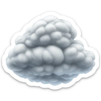 typhoon cloud  sticker