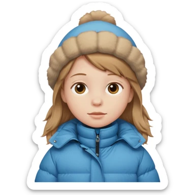 Kid in puffy winter coat











 sticker