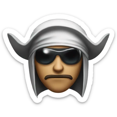 Space pirate sticker