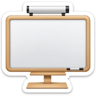 Whiteboard sticker