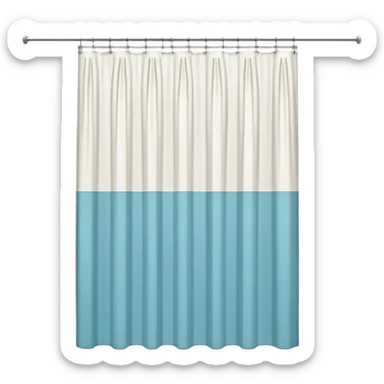 shower curtain sticker
