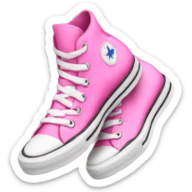 pink high top converse sticker