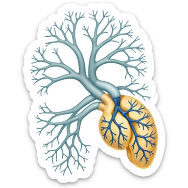 Anatomical nervios sticker