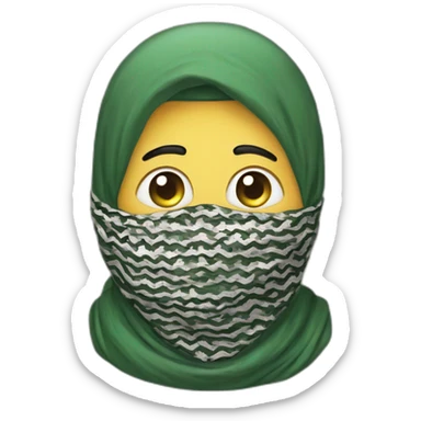 Palestinian keffiyeh sticker