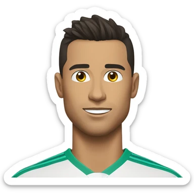 Ronaldo rigole sticker
