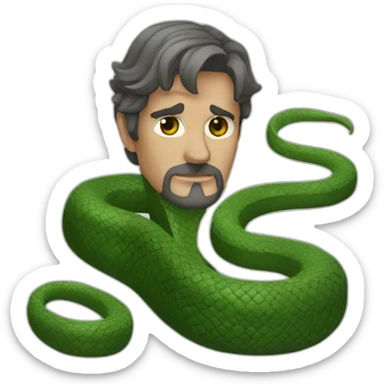 supervillain-snake sticker