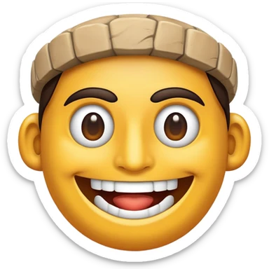 Puedes hacerme un emoji como para what con la cabeza clava de chavin de la cultura peruana, donde este feliz o  enamorado

 sticker