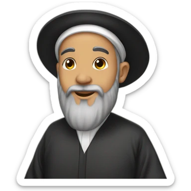 Imam kiss Rabbi sticker