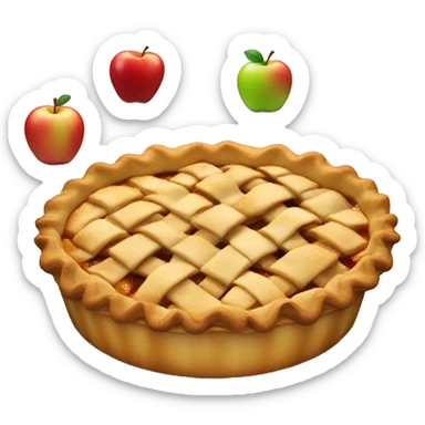 apple pie sticker