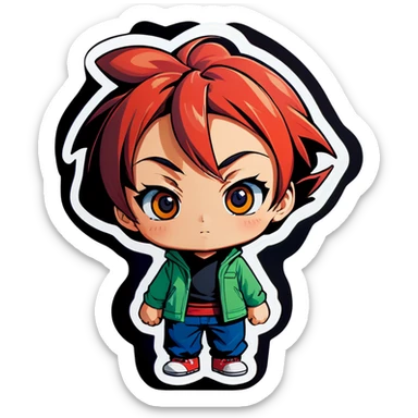 Manga sticker