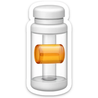 Pill bottle sticker