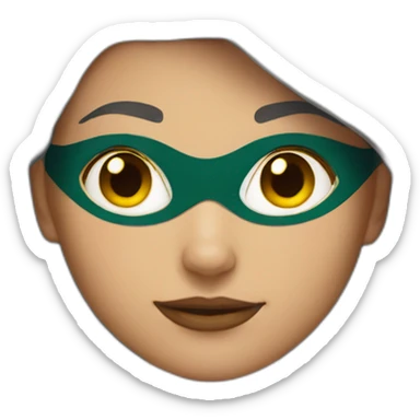 superhero girl sticker