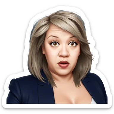 realistic portrait of girl sticker