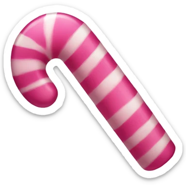 Pink candy cane  sticker