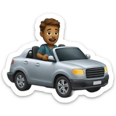 Reckless Uber driver driving fast in car sticker