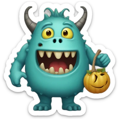 monstre et compagnie sticker