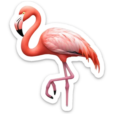 flamingo sticker