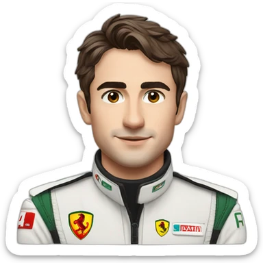 charles-leclerc-ferrari-f1-pilot sticker