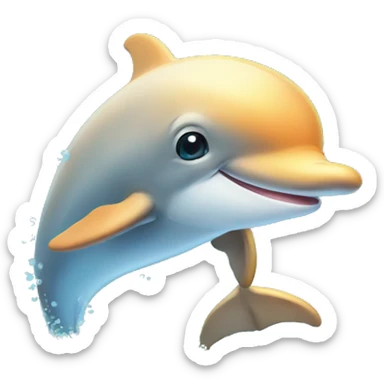 Cute Dolphin sticker