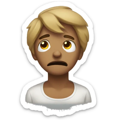 Stressed out sticker