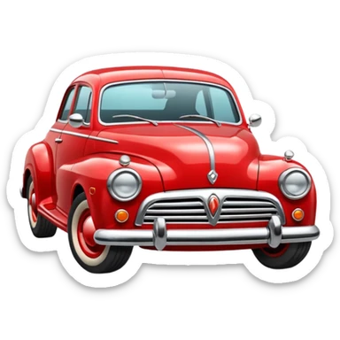 vintage car emoji sticker