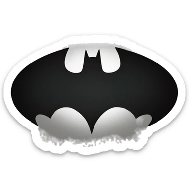 batman symbol sticker