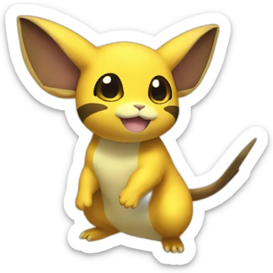 Raichu sticker