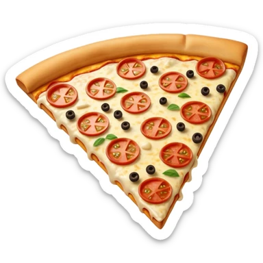 triangle pizza sticker