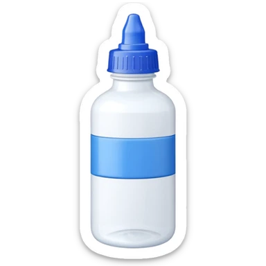 Glue bottle sticker