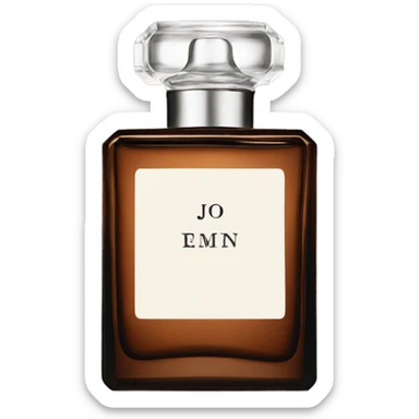 Jo malone brown perfume bottle sticker