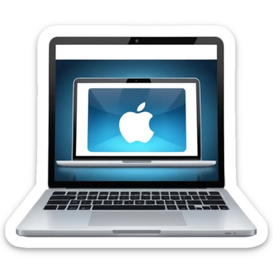 a laptop with a website opened on it sticker