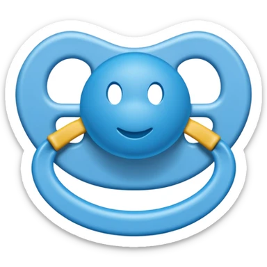 Chupeta azul sticker