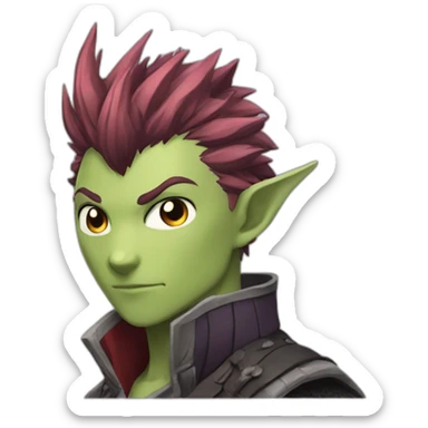 Malleus draconia anime boy sticker