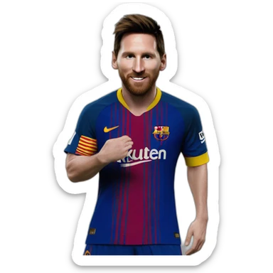 messi que mira bobo sticker