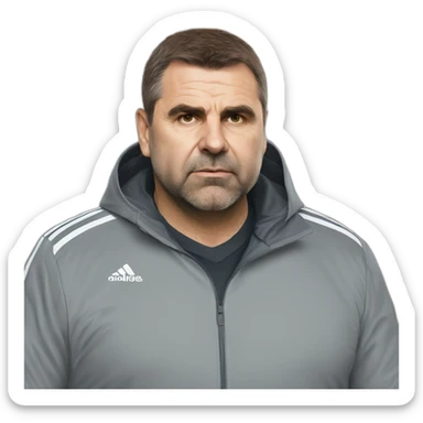 ange postecoglou wojak sticker