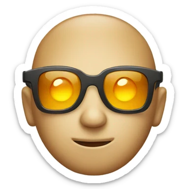 face with solar lens sticker