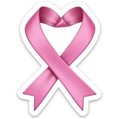 Breast cancer emoji sticker