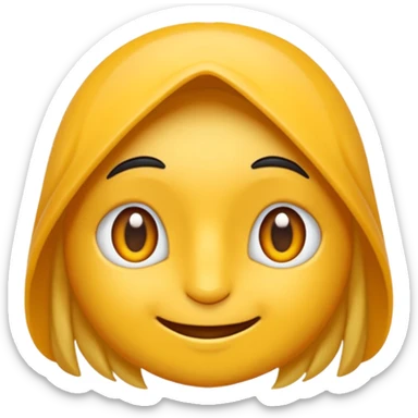 El hareketi çeken emoji sticker